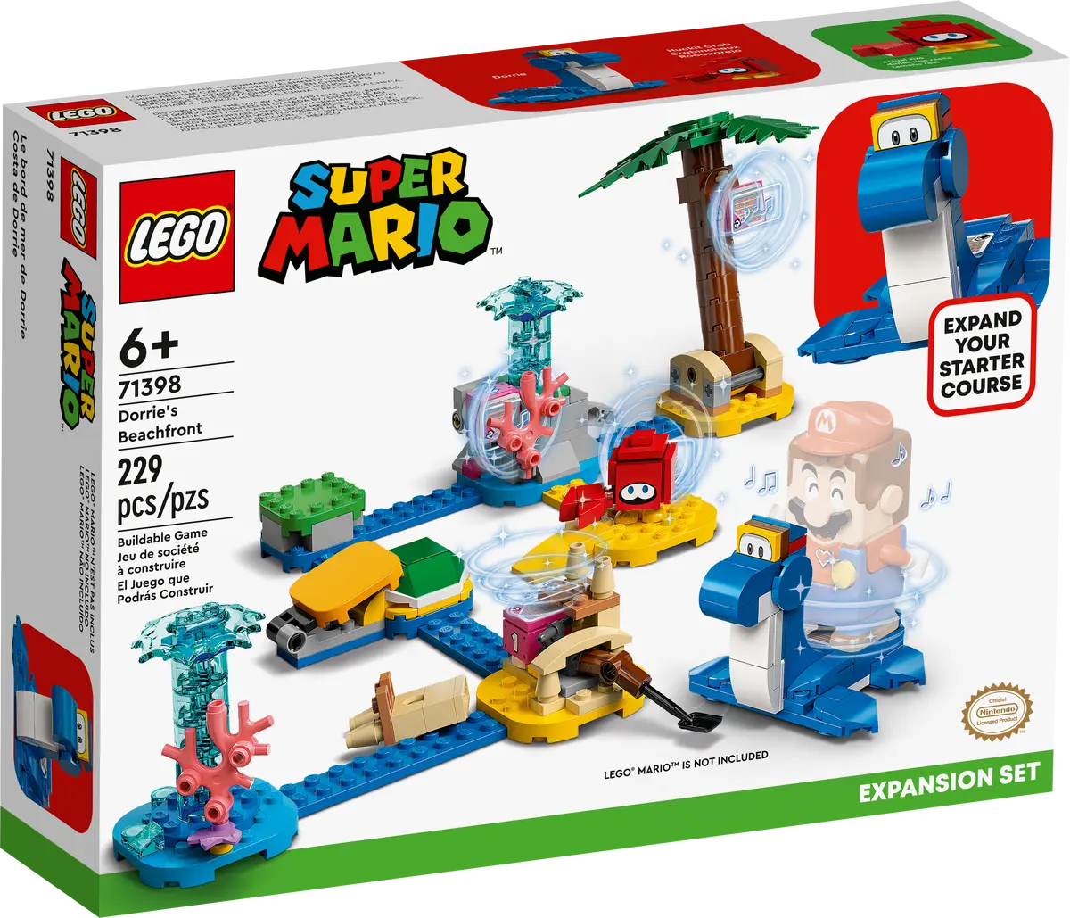 LEGO Super Mario 71398 Dorrie's Beachfront Expansion