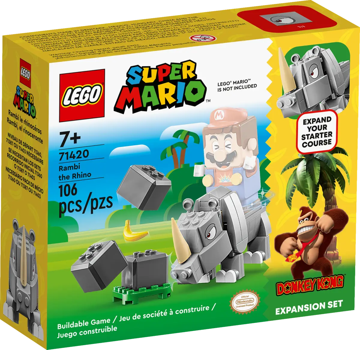 LEGO Super Mario 71420 Rambi the Rhino