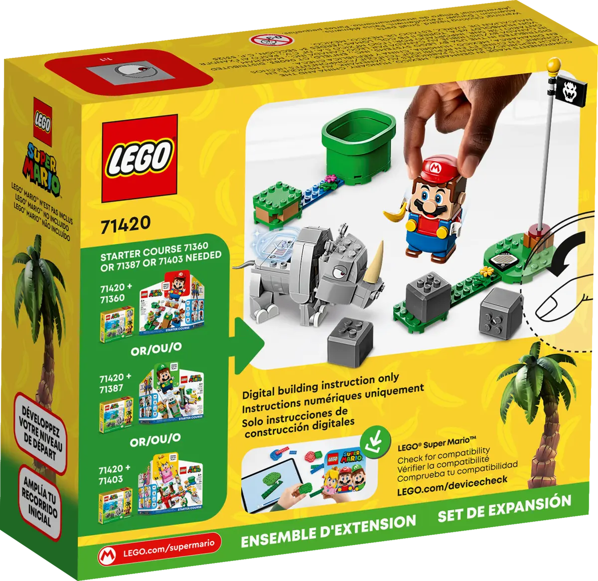 LEGO Super Mario 71420 Rambi the Rhino