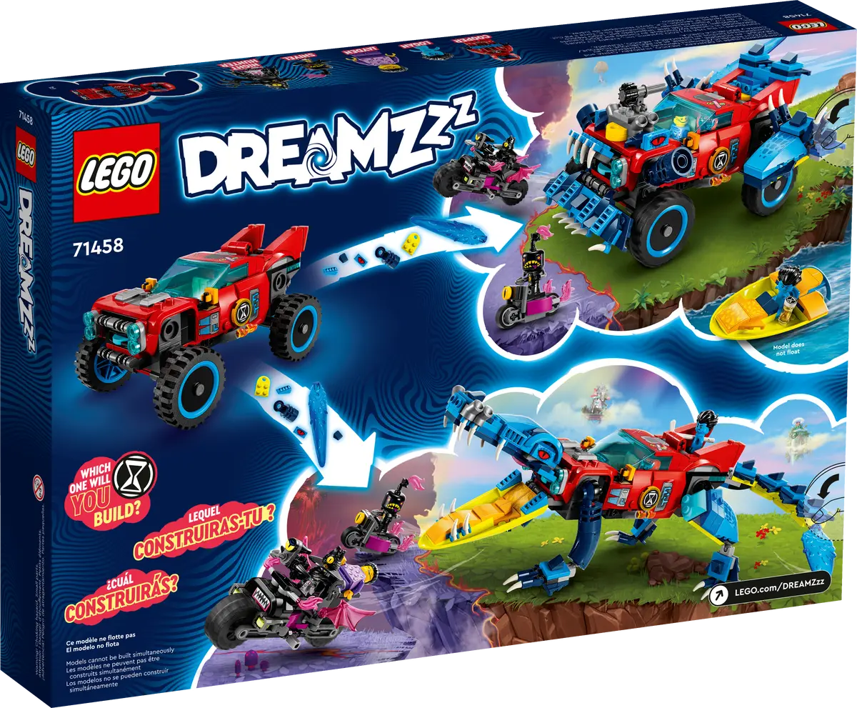 LEGO DREAMZzz 71458 Crocodile Car