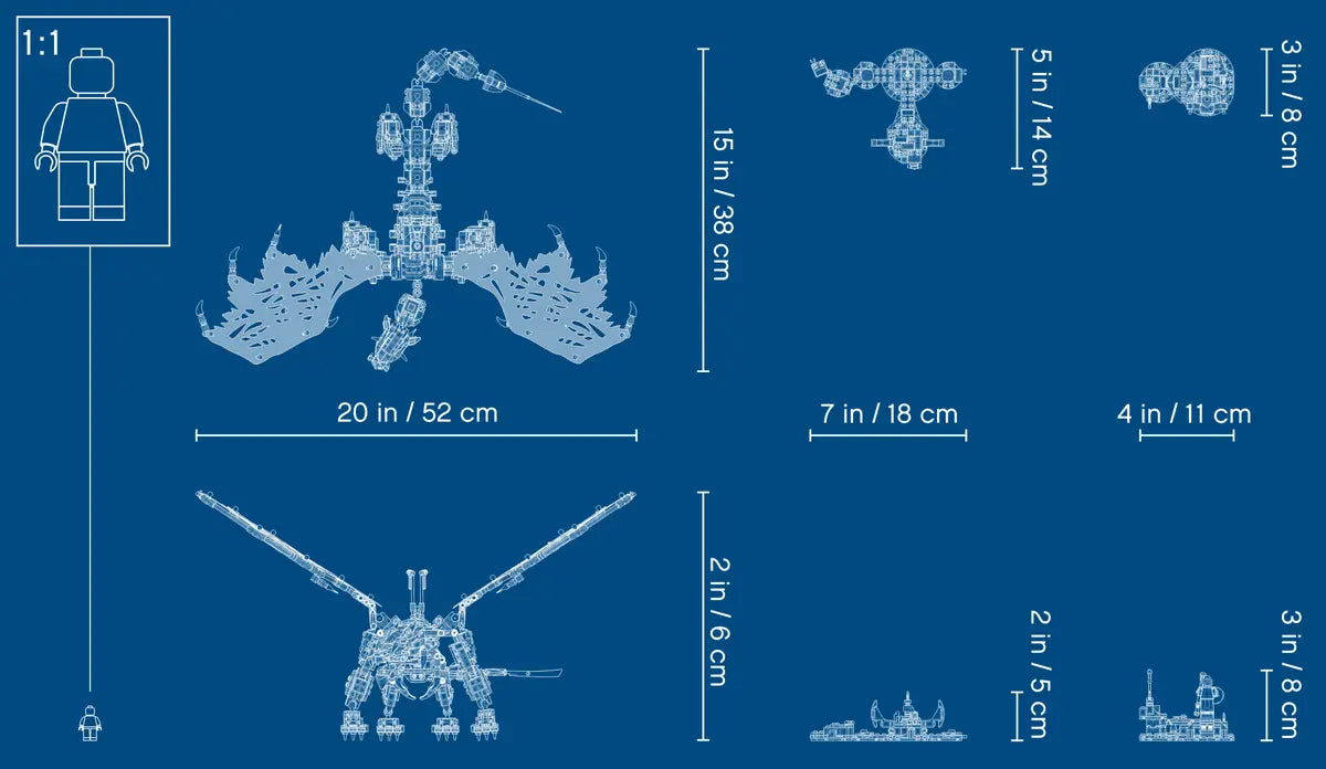 LEGO Ninjago 71721 Skull Sorcerer's Dragon