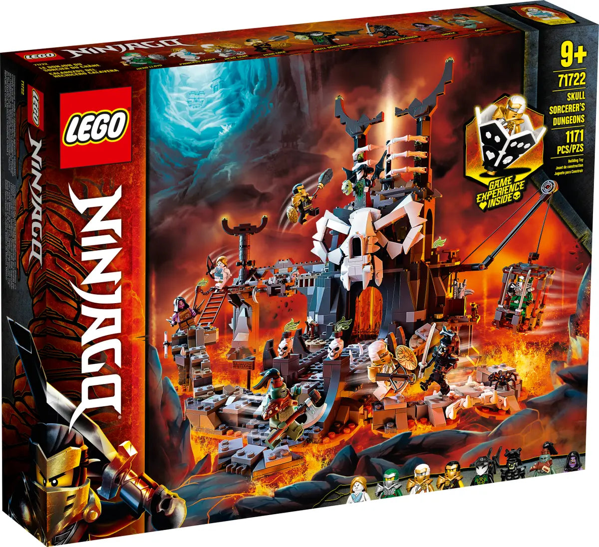 LEGO Ninjago 71722 Skull Sorcerer's Dungeon