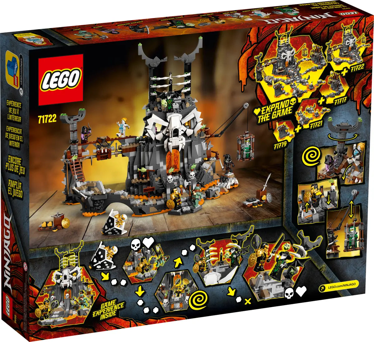 LEGO Ninjago 71722 Skull Sorcerer's Dungeon