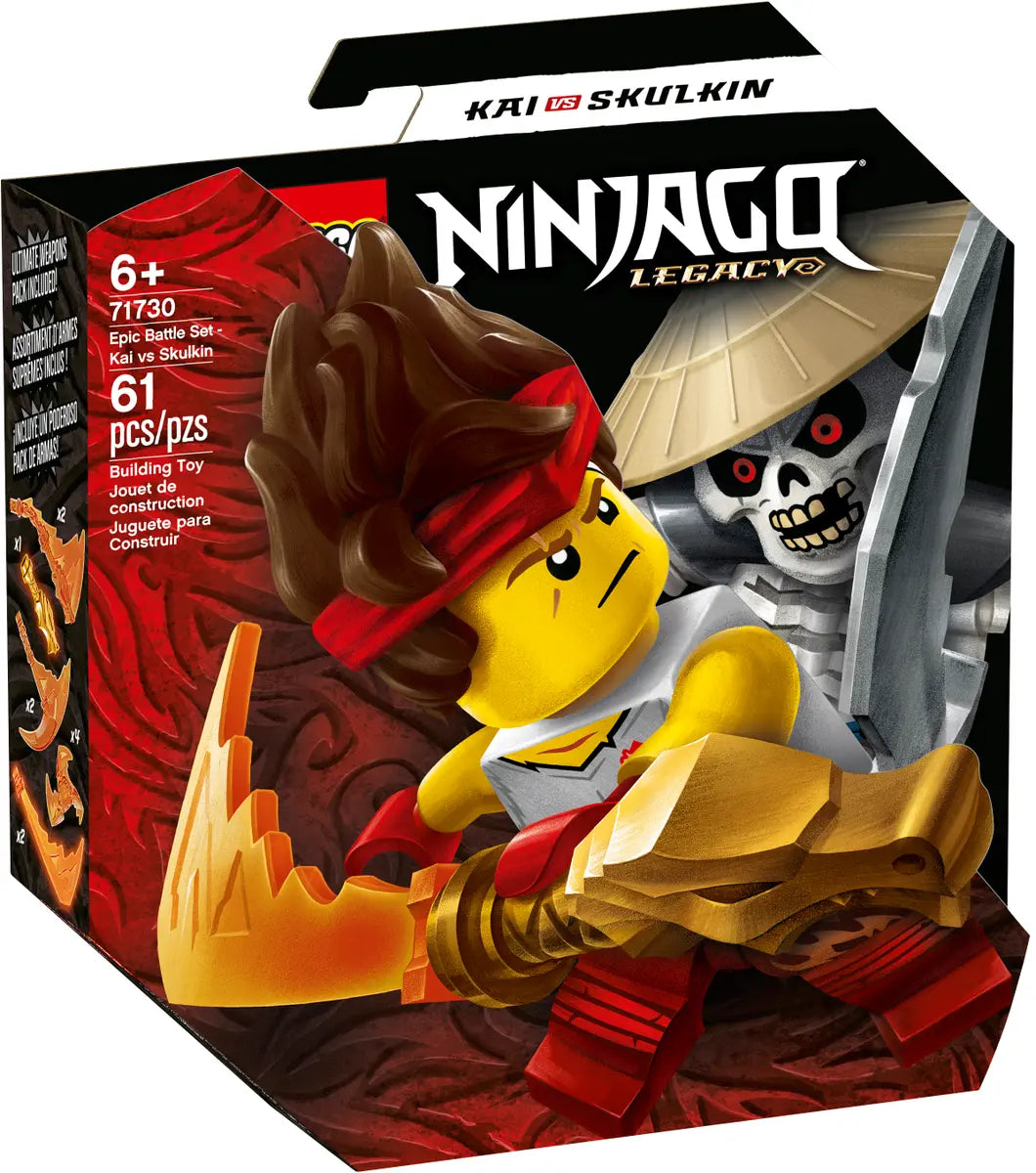 LEGO Ninjago 71730 Epic Battle Set: Kai vs Skulkin