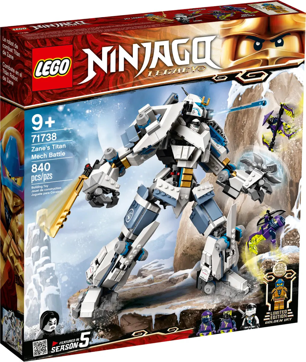 LEGO Ninjago 71738 Zane's Titan Mech Battle