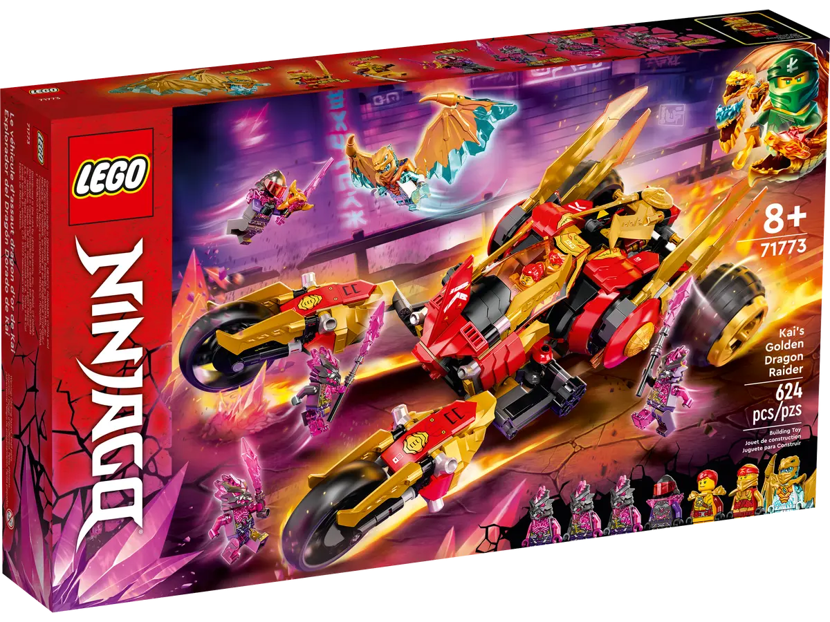 LEGO Ninjago 71773 Kai's Golden Dragon Raider