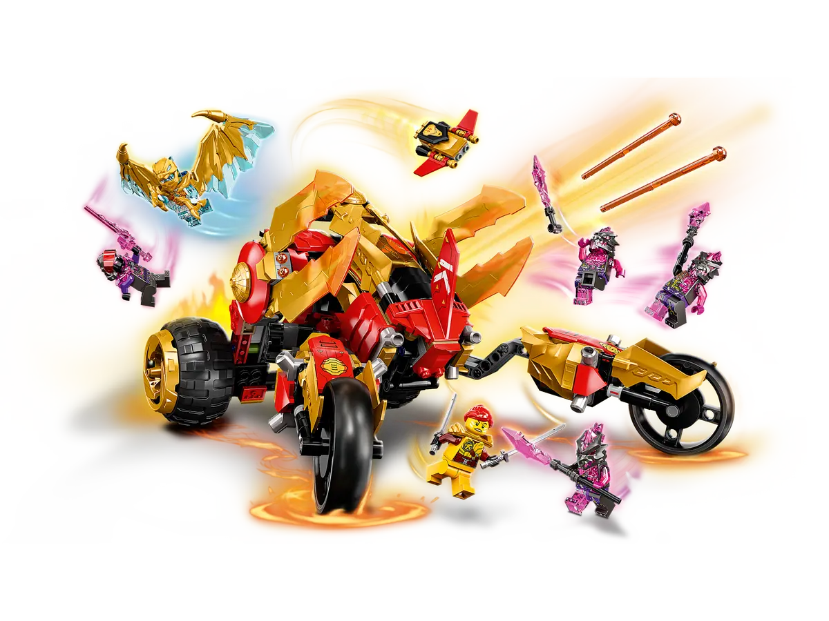 LEGO Ninjago 71773 Kai's Golden Dragon Raider