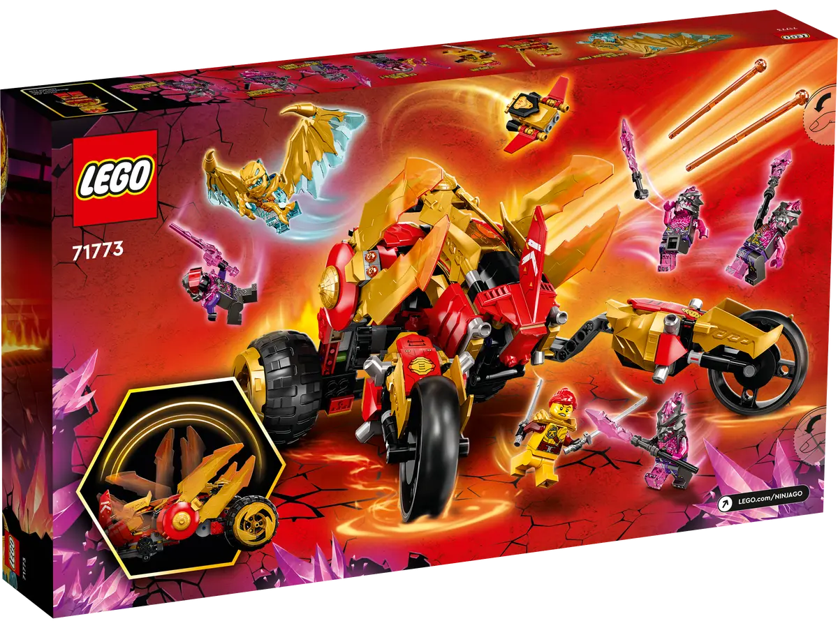 LEGO Ninjago 71773 Kai's Golden Dragon Raider