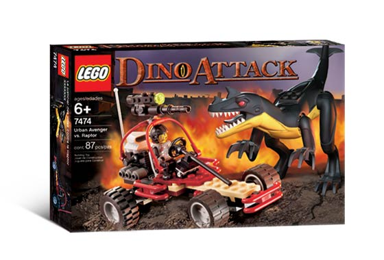 LEGO Dino Attack 7474 Urban Avenger vs. Raptor