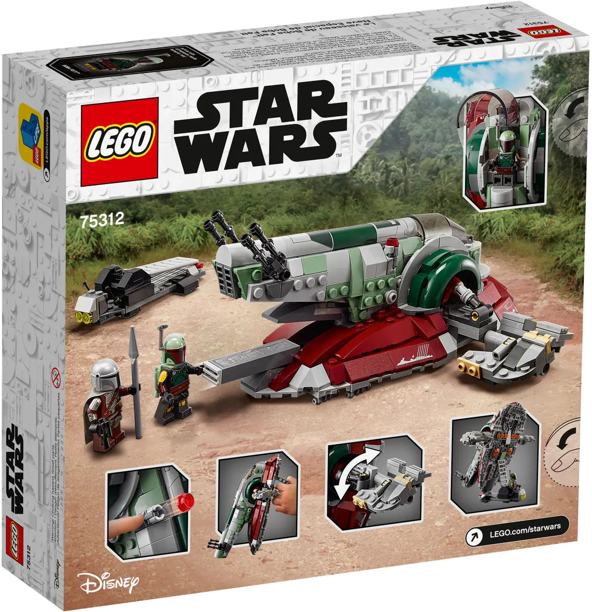 LEGO Star Wars 75312 Boba Fett's Starship