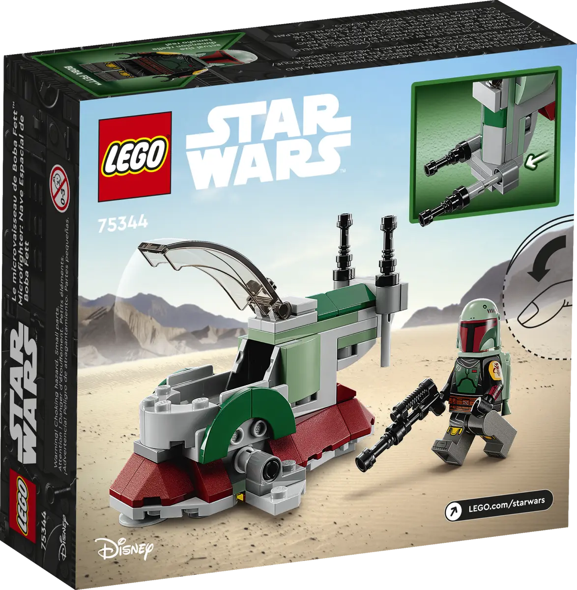 LEGO Star Wars 75344 Boba Fett's Starship Microfighter