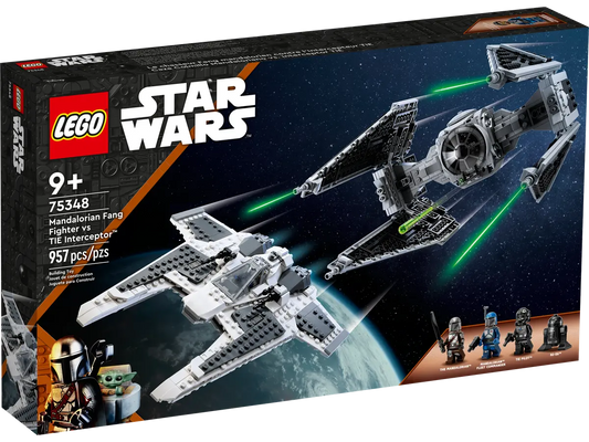 LEGO Star Wars 75348 Mandalorian Fang Fighter Vs. Tie Interceptor