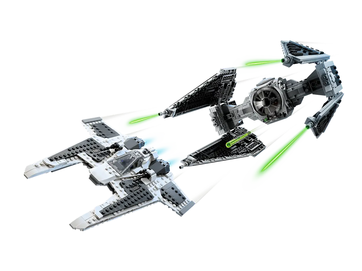 LEGO Star Wars 75348 Mandalorian Fang Fighter Vs. Tie Interceptor