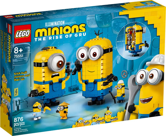 LEGO Minions 75551 مينيونز مبنية من الطوب ومخبأها