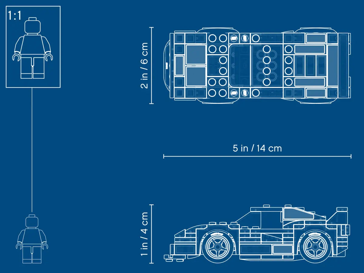 LEGO Speedchampions 75890 Ferrari F40 Competizione