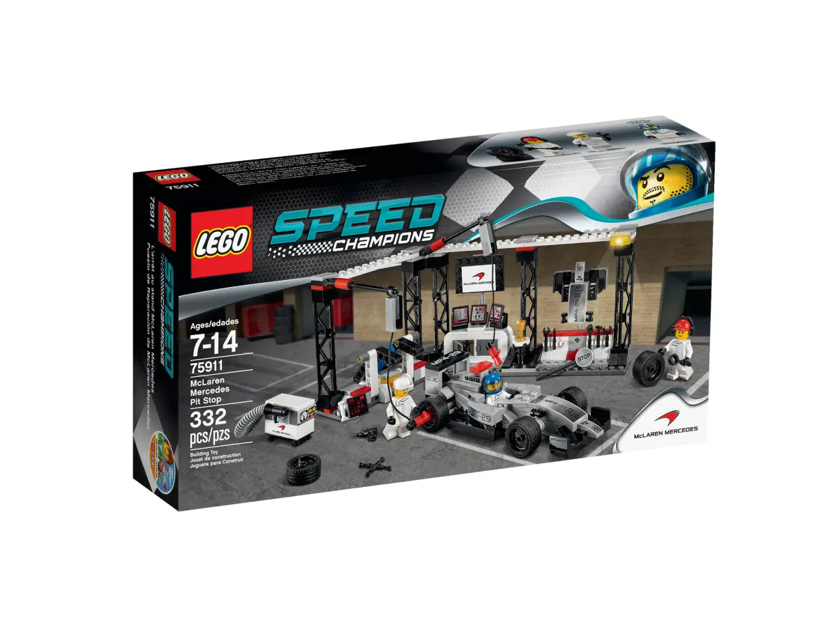 LEGO Speedchampions 75911 McLaren Pit Mercedes Stop