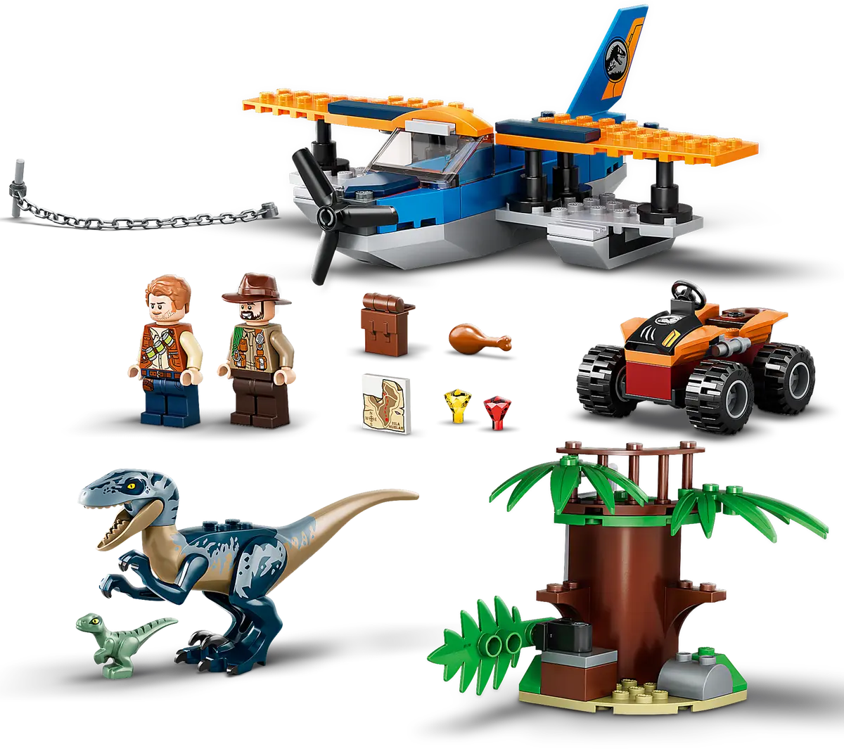 LEGO Jurassic World 76942 Baryonyx Dinosaur Boat Escape