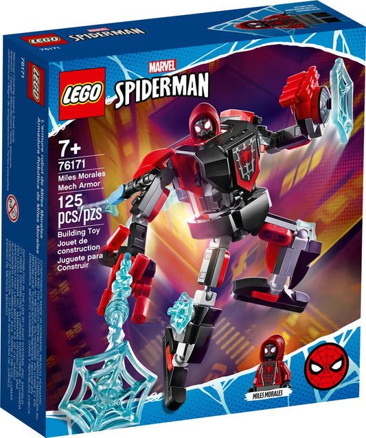 LEGO Marvel Avengers 76171 Spider-Man Miles Morales Mech Armour