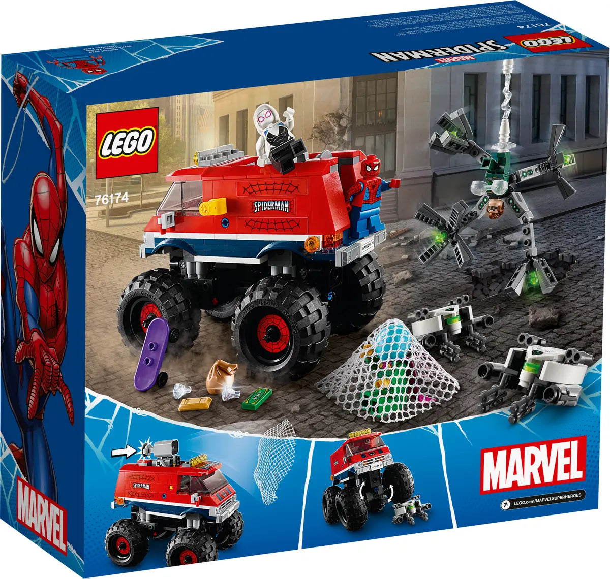 LEGO Marvel Spider-Man 76174 Spider-Man's Monster Truck vs. Mysterio