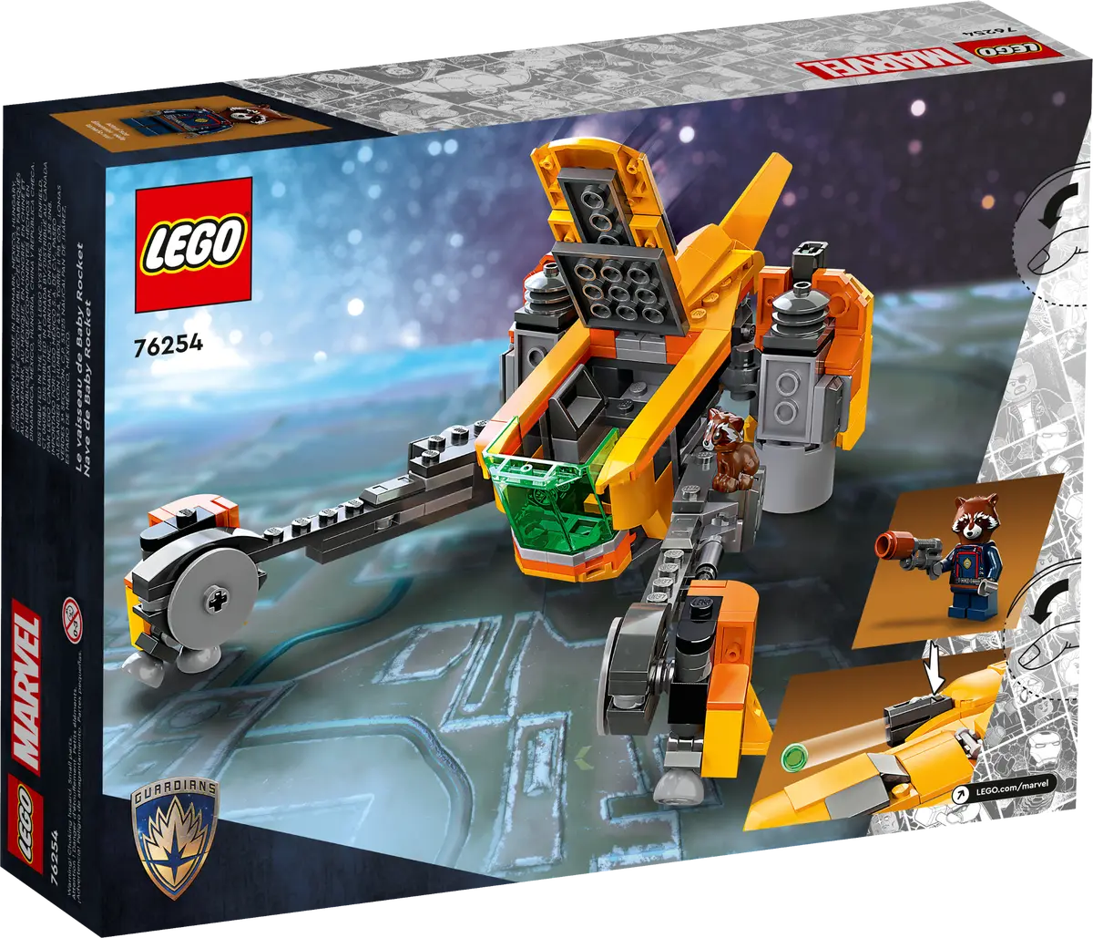 LEGO Marvel 76254 Baby Rocket's Ship