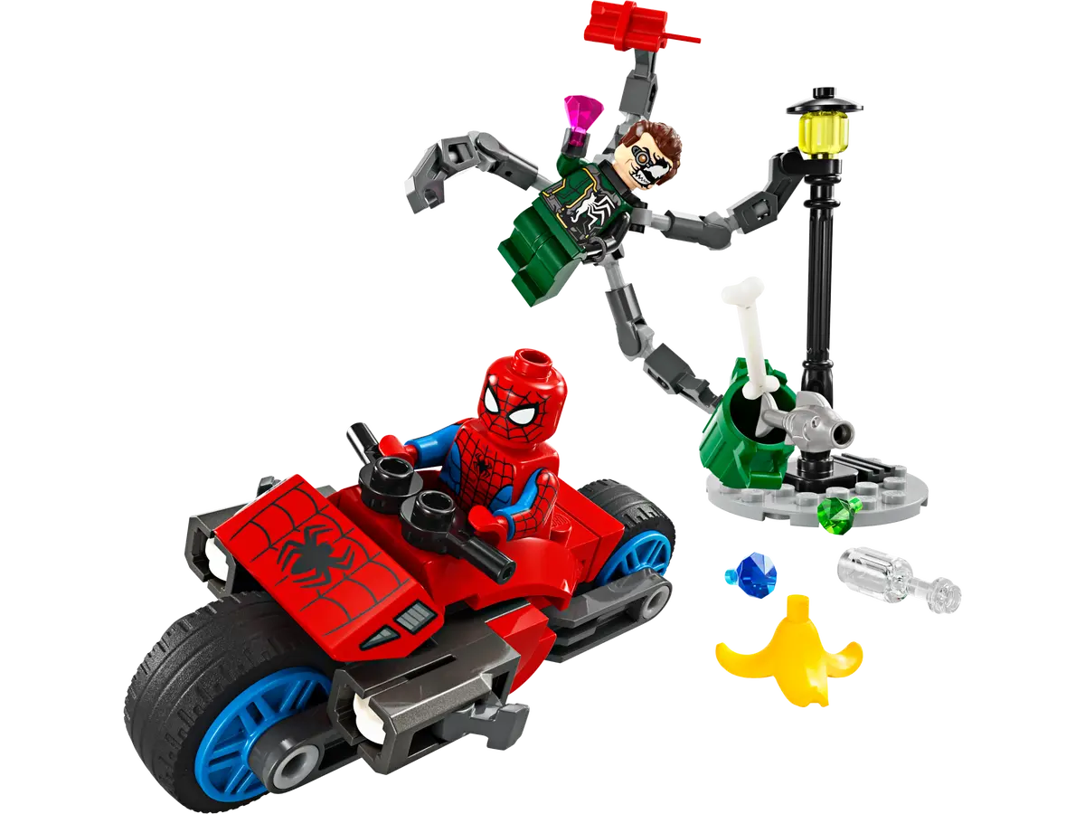 LEGO Marvel 76275 Motorcycle Chase: Spider-Man vs. Doc Ock