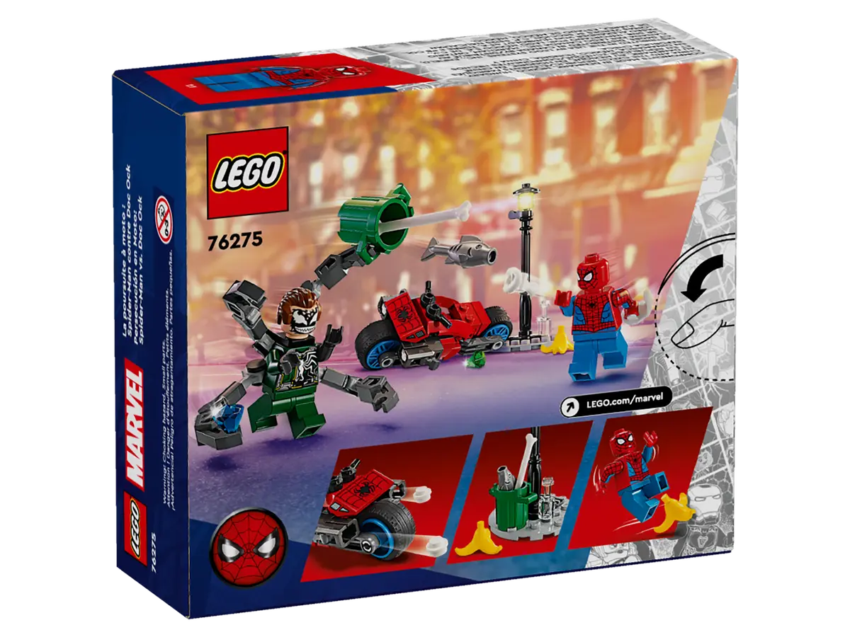 LEGO Marvel 76275 Motorcycle Chase: Spider-Man vs. Doc Ock
