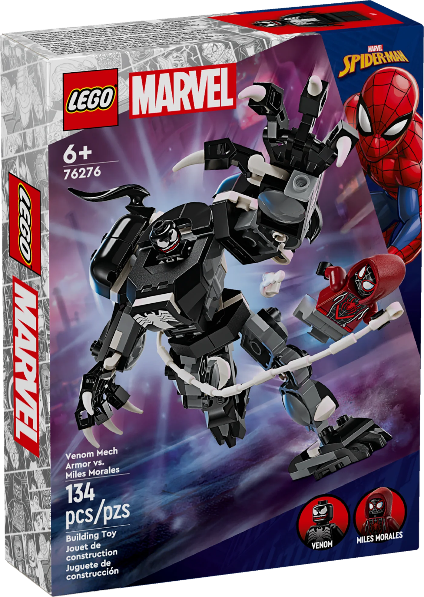 LEGO Marvel 76276 Venom Mech Armour vs. Miles Morales