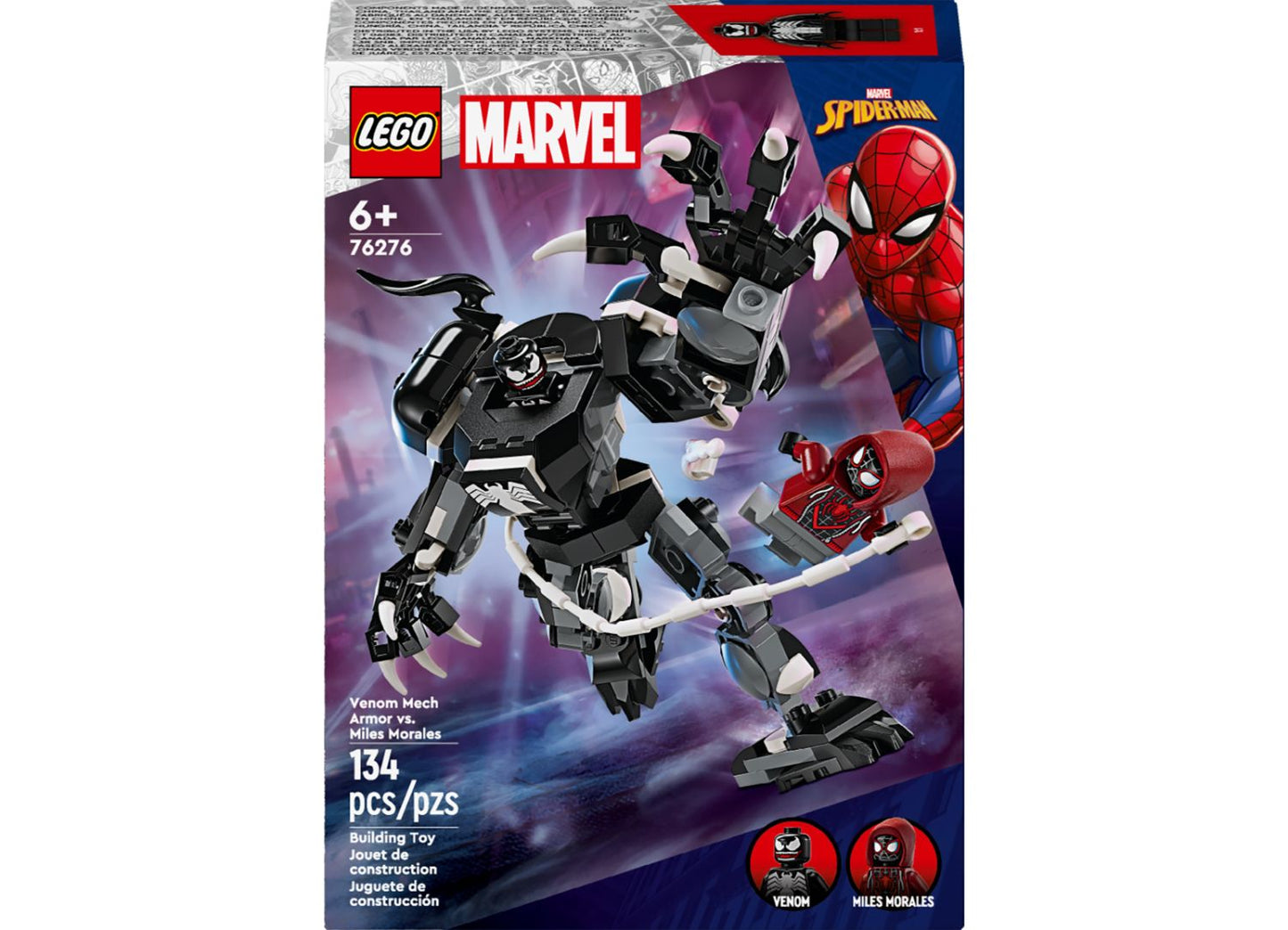 LEGO Marvel 76276 Venom Mech Armour vs. Miles Morales