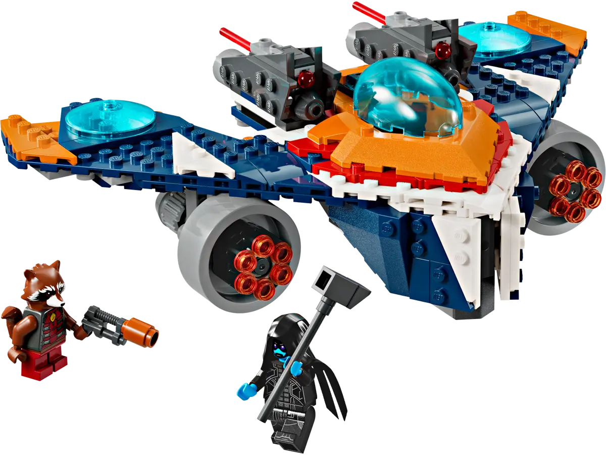 LEGO Marvel 76278 Rocket’s Warbird vs. Ronan