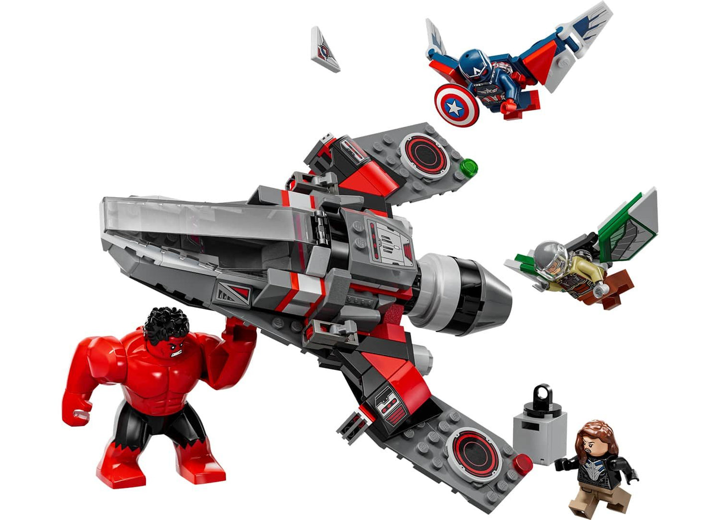 LEGO Marvel 76292 Captain America vs. Red Hulk Battle