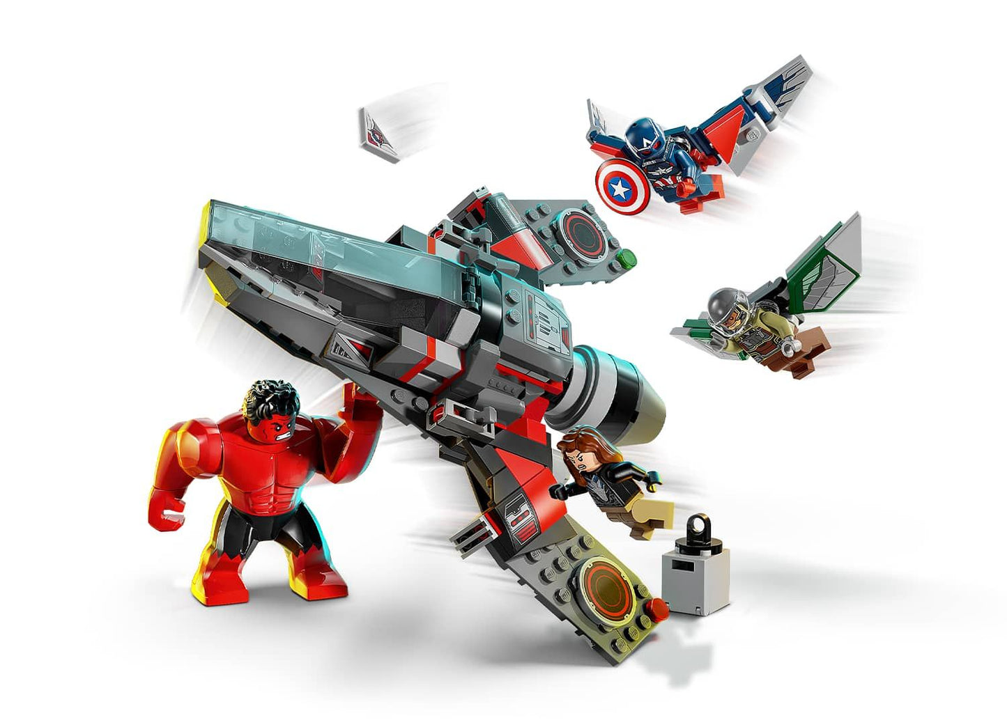 LEGO Marvel 76292 Captain America vs. Red Hulk Battle