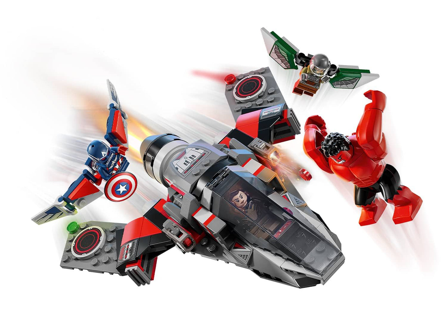 LEGO Marvel 76292 Captain America vs. Red Hulk Battle