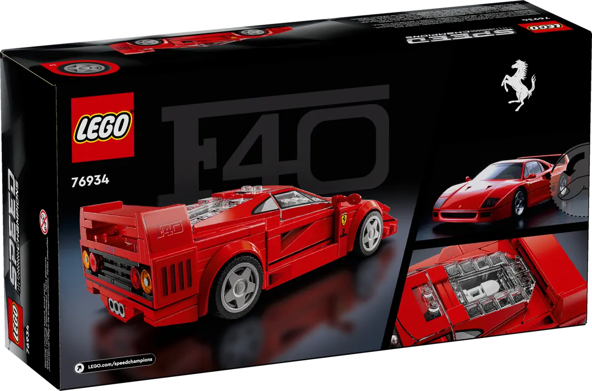 LEGO Speedchampions 76934 Ferrari F40 Supercar