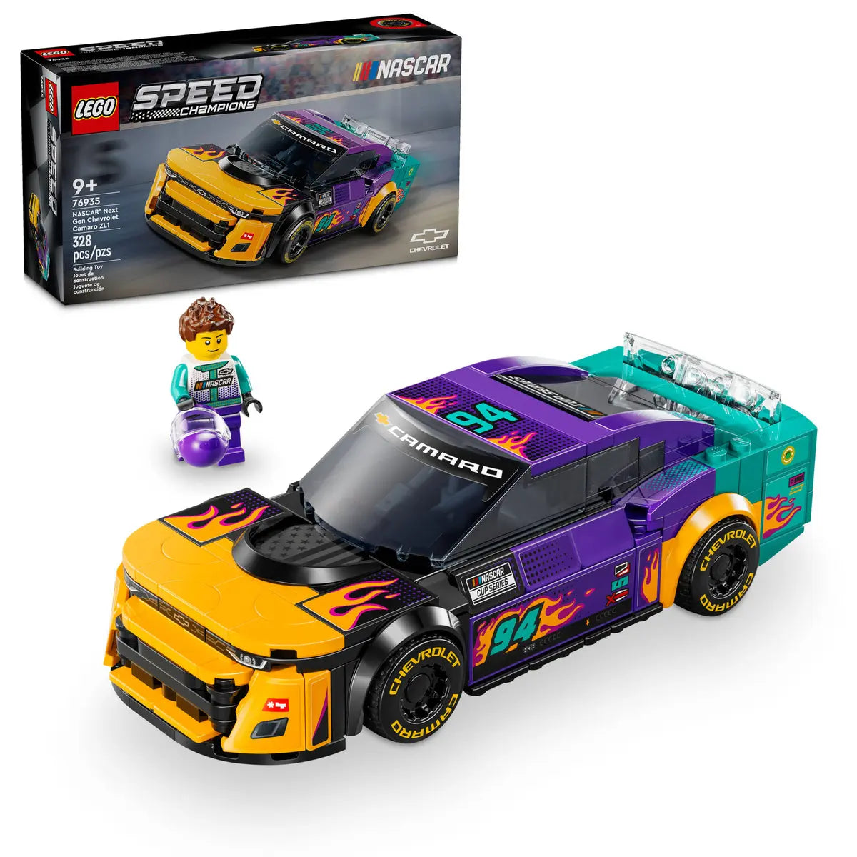LEGO Speedchampions 76935 NASCAR Next Gen Chevrolet Camaro ZL1