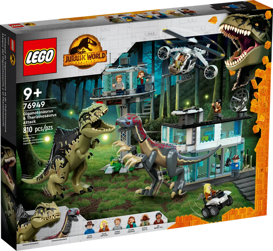 LEGO Jurassic World 76949 Gigantosaurus & Therizinosaurus Attack