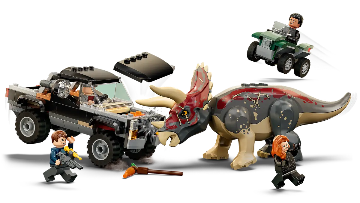 LEGO Jurassic World 76950 Triceratops Pick-up Truck Ambush