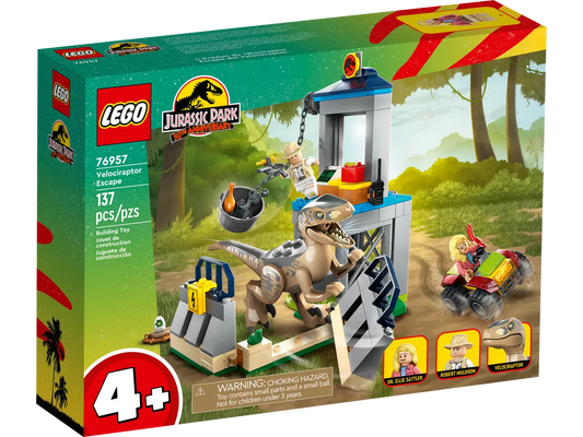 LEGO Jurassic Park 76957 Velociraptor Escape