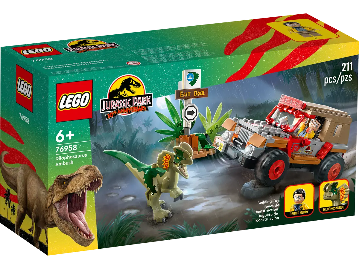 LEGO Jurassic Park 76958 Dilophosaurus Ambush