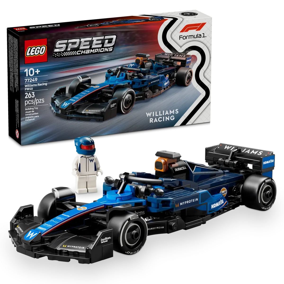 LEGO Speedchampions 77249 Williams Racing FW46 F1® Race Car