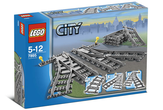 LEGO City 7895 تبديل المسارات
