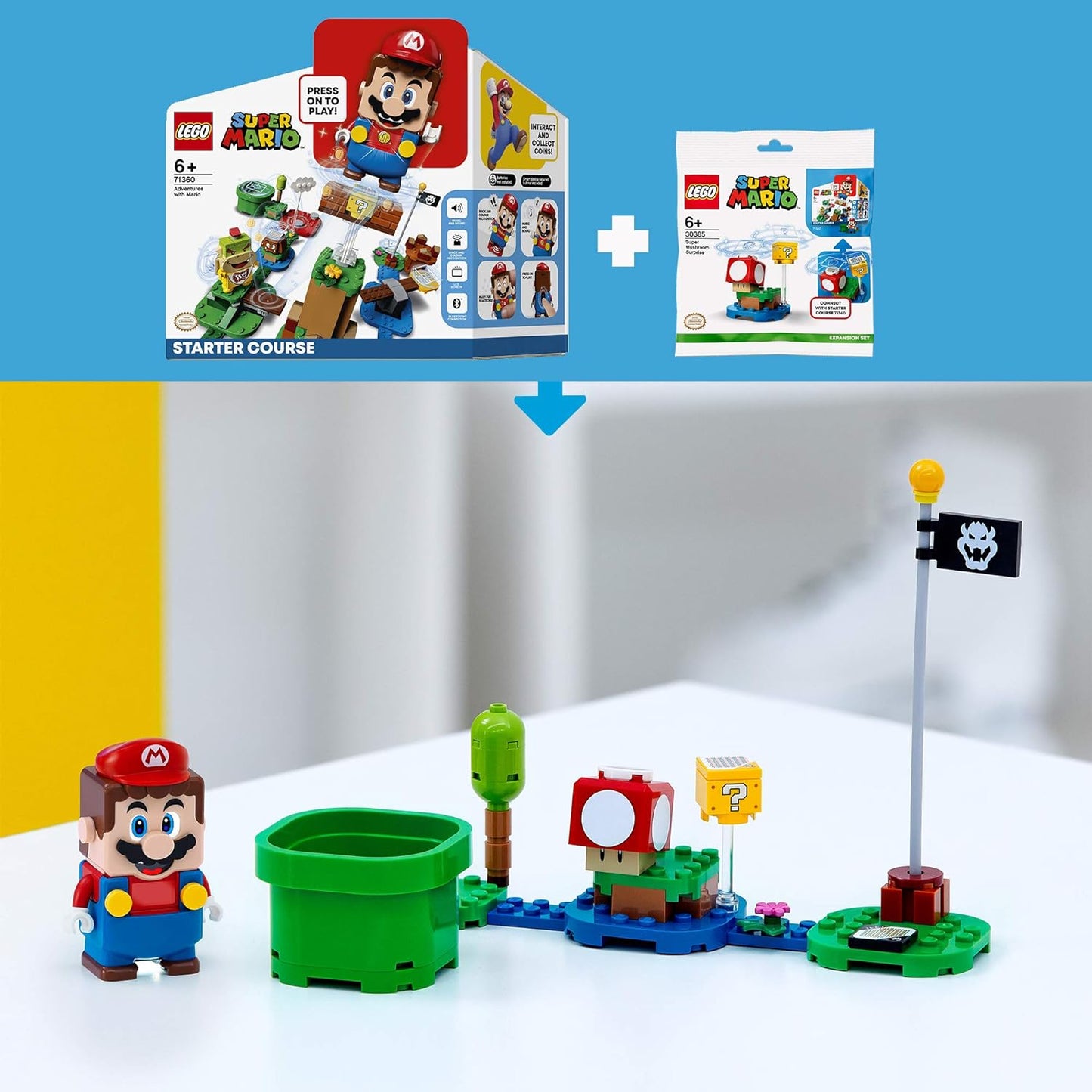 Lego Super Mario 30385 Super Mushroom Surprise Expansion Set