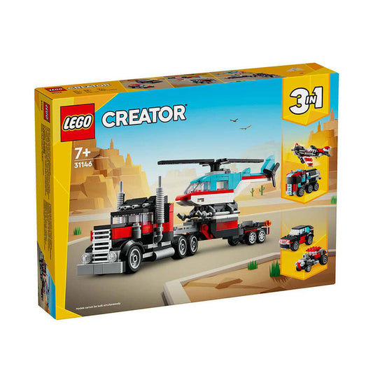 LEGO Creator 31146 Open Safe Truck with Helicopter