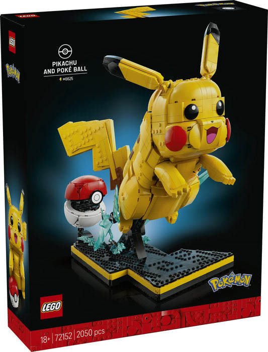 LEGO Pokémon 72152 Pikachu and Poké Ball