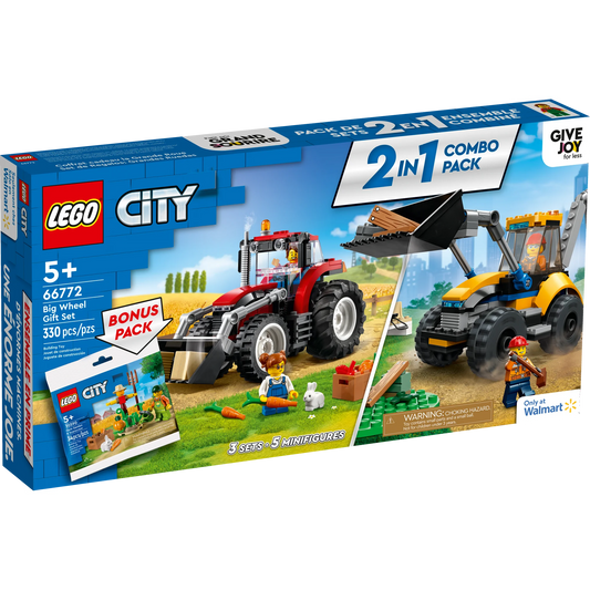 LEGO City 66772 Big Wheel Bundle