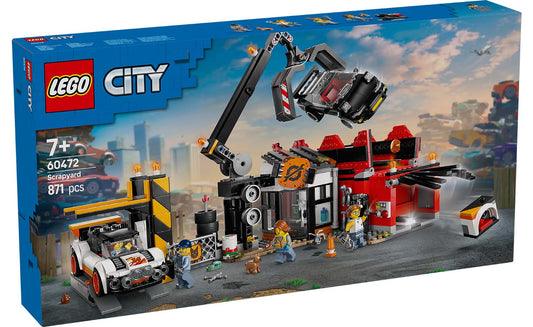 LEGO City 60472 Scrapyard with Cars