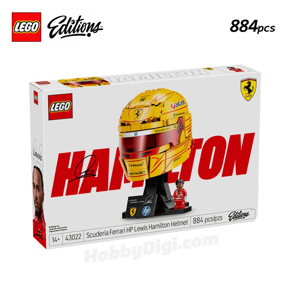 LEGO Editions 43022 Scuderia Ferrari HP Lewis Hamilton Helmet